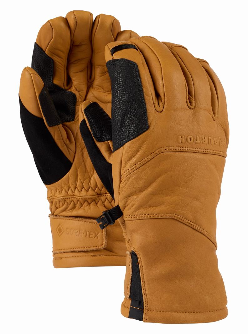 Gants Burton [ak] Clutch GORE-TEX Cuir Femme Orange | 670129-TKW