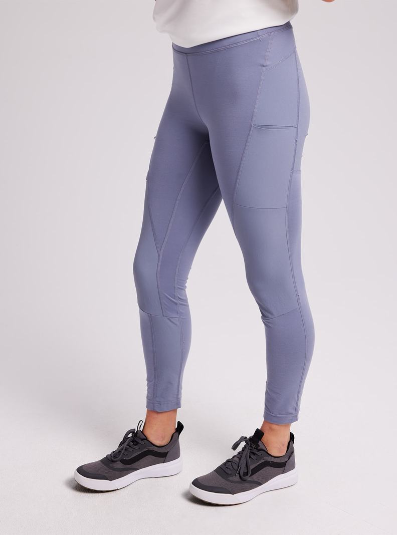 Leggings Burton Multipath Utility Femme Grise | 814739-VCN