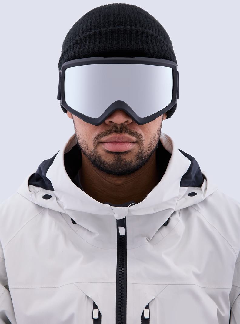 Lunette Ski Burton Anon Helix 2.0 Goggles + Bonus Lens Homme Noir Argent | 192385-SIN