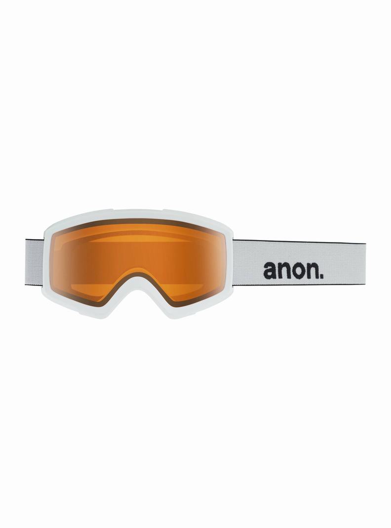 Lunette Ski Burton Anon Helix 2.0 Goggles (Non-Mirror) Homme Orange Violette | 278154-PNB