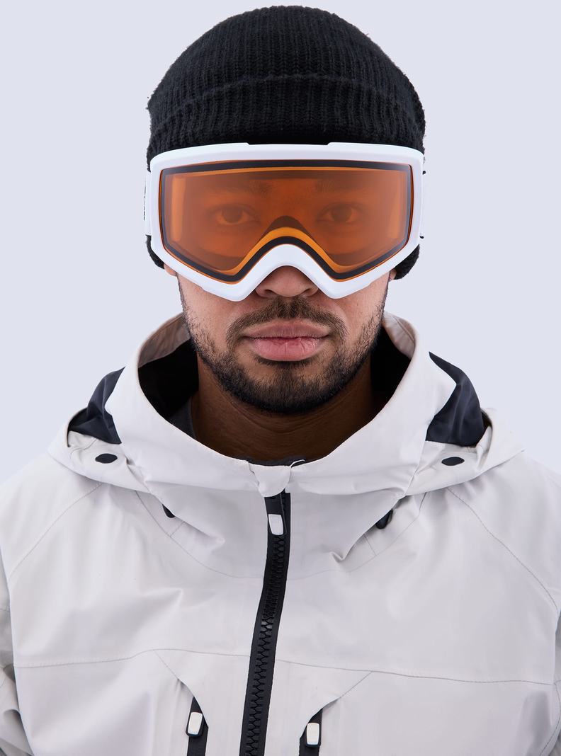 Lunette Ski Burton Anon Helix 2.0 Goggles (Non-Mirror) Femme Blanche | 423689-LID