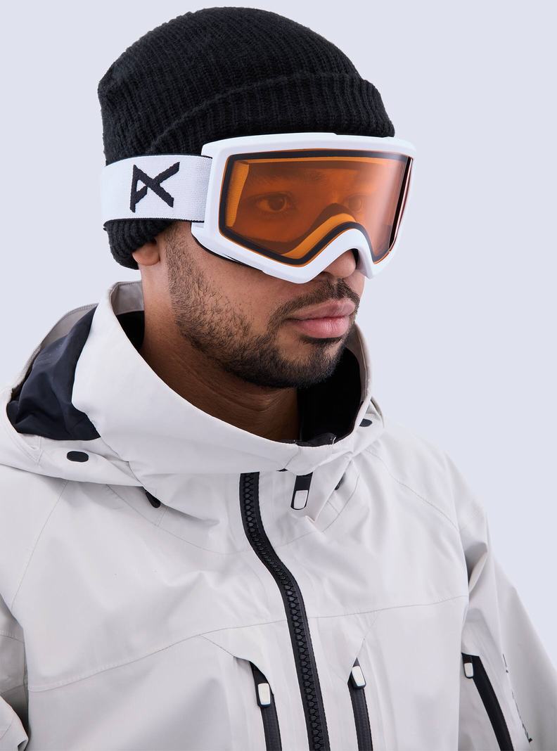 Lunette Ski Burton Anon Helix 2.0 Goggles (Non-Mirror) Femme Blanche | 423689-LID