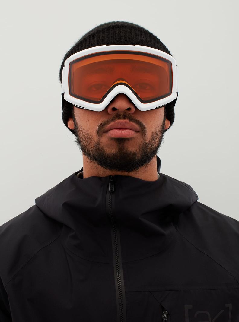 Lunette Ski Burton Anon Helix 2.0 Goggles (Non-Mirror) Femme Blanche | 423689-LID