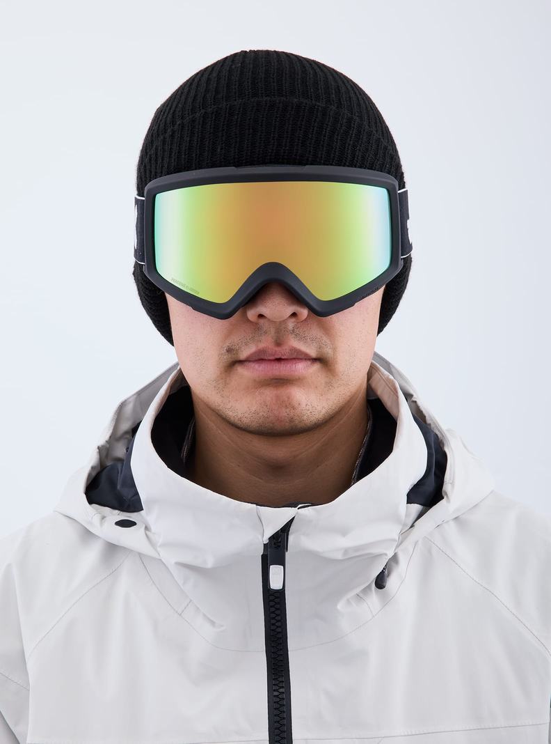 Lunette Ski Burton Anon Helix 2.0 Low Bridge Fit Femme Noir Vert | 483719-TOG