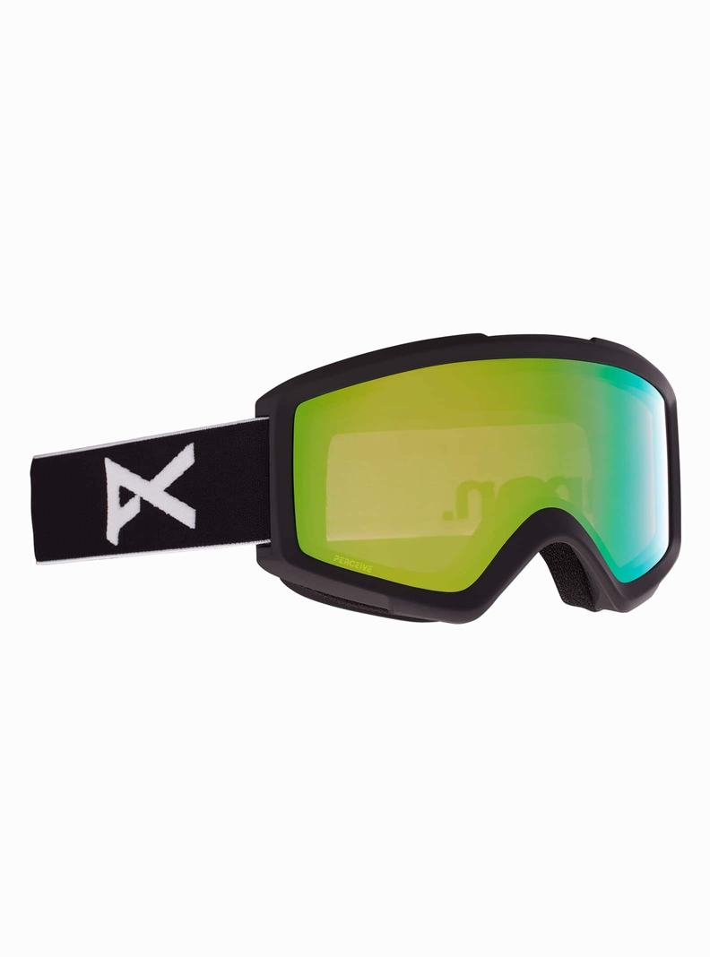Lunette Ski Burton Anon Helix 2.0 Low Bridge Fit Femme Noir Vert | 483719-TOG