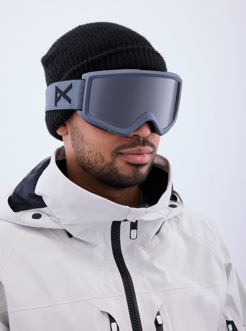 Lunette Ski Burton Anon Helix 2.0 Perceive Goggles + Bonus Lens Homme Orange Noir | 143289-SWA
