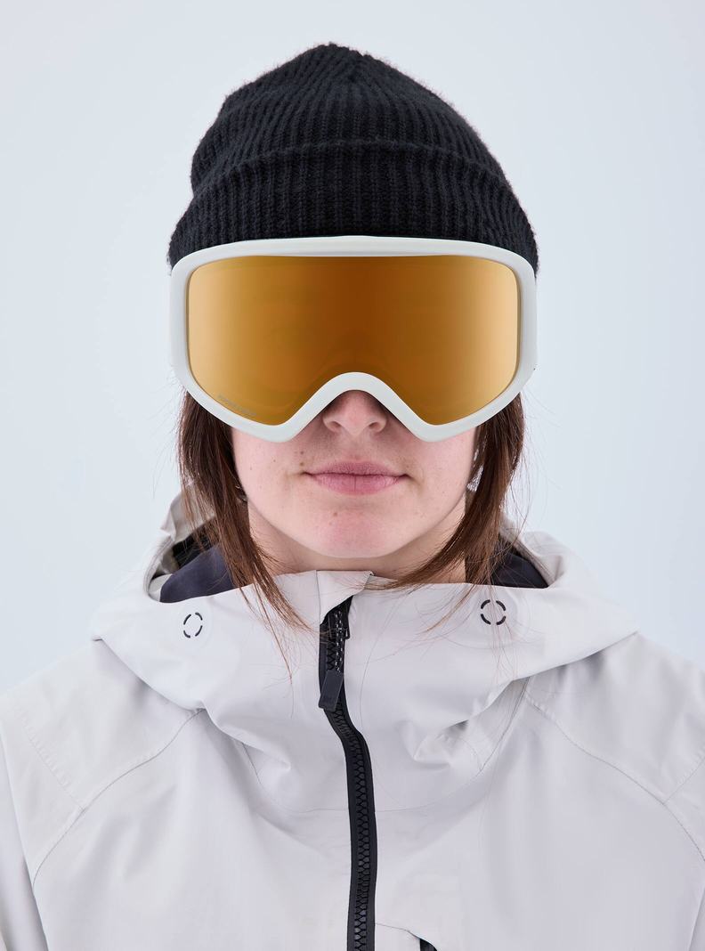 Lunette Ski Burton Anon Insight Goggles + Bonus Lens Femme Orange | 348702-CHV