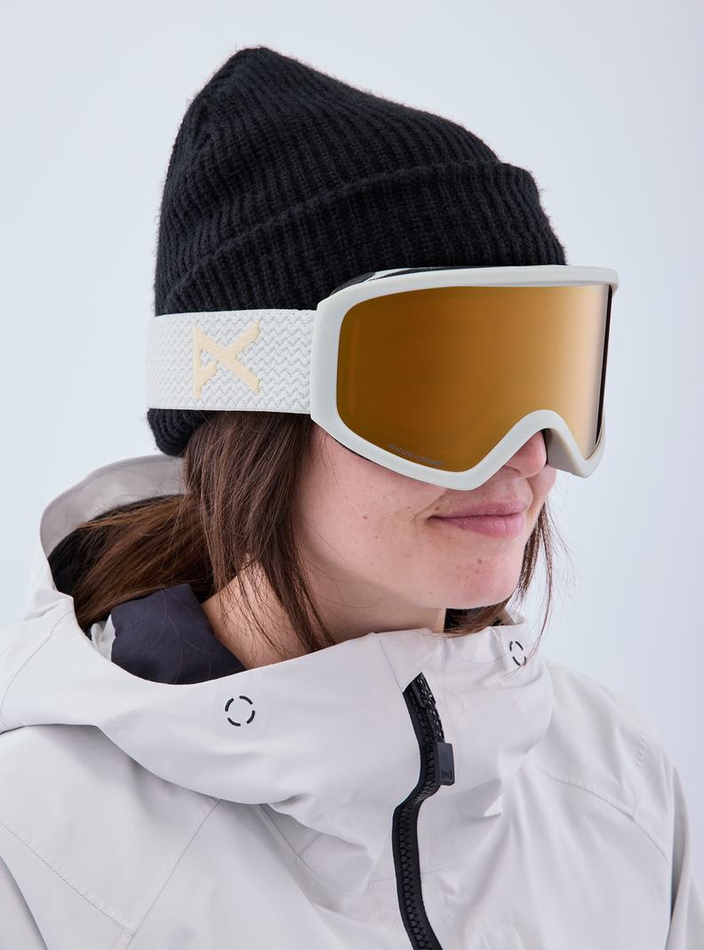 Lunette Ski Burton Anon Insight Goggles + Bonus Lens Femme Orange | 348702-CHV