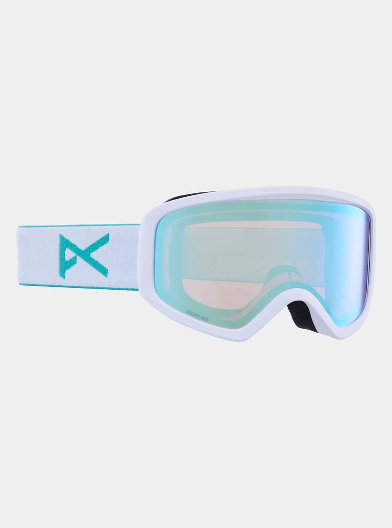 Lunette Ski Burton Anon Insight Goggles + Bonus Lens Femme Blanche Bleu | 471286-YUW