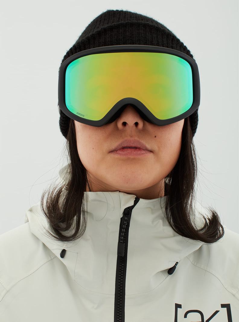 Lunette Ski Burton Anon Insight Goggles + Bonus Lens Femme Noir Vert | 691572-GOF