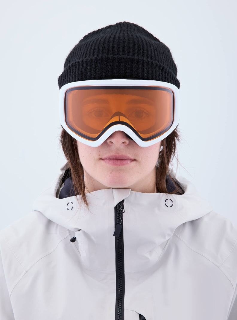 Lunette Ski Burton Anon Insight Goggles (Non-Mirror) Femme Blanche | 726149-GFW