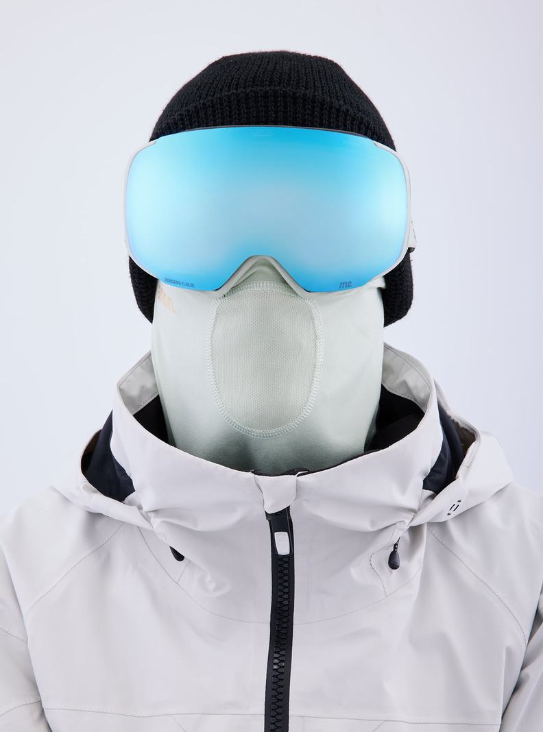 Lunette Ski Burton Anon M2 Goggles + Bonus Lens + MFI® Face Mask Femme Bleu Rose | 497605-JML