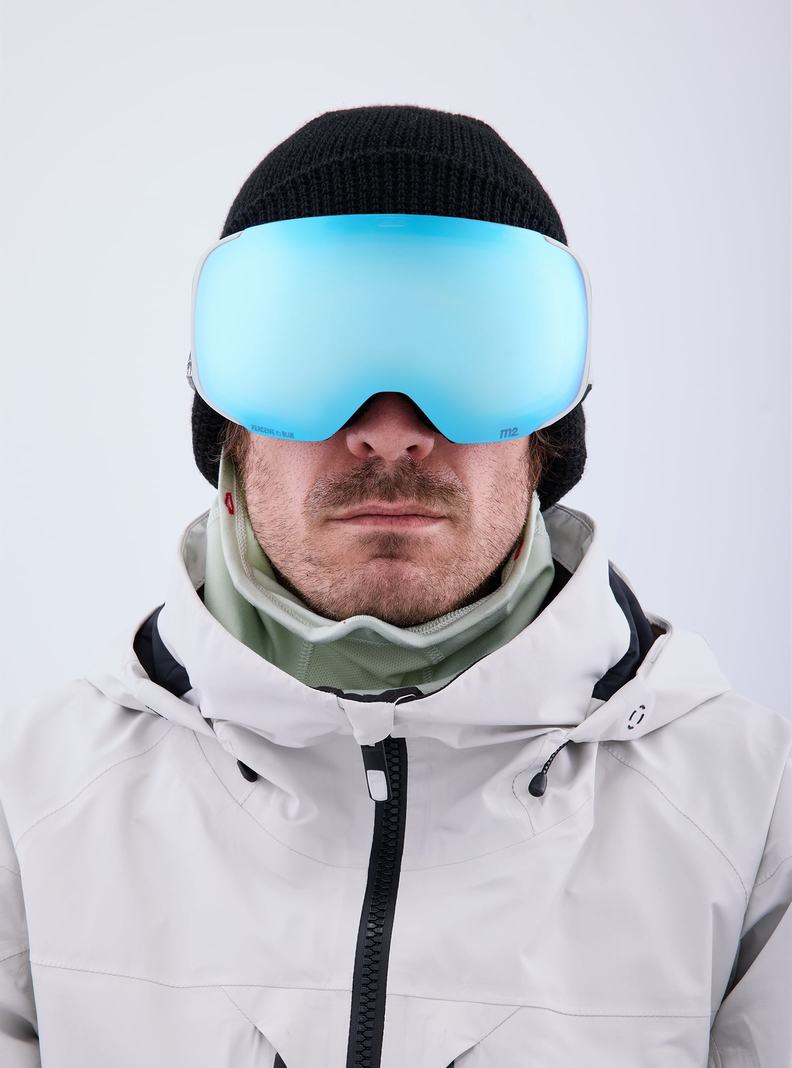 Lunette Ski Burton Anon M2 Goggles + Bonus Lens + MFI® Face Mask Femme Bleu Rose | 497605-JML