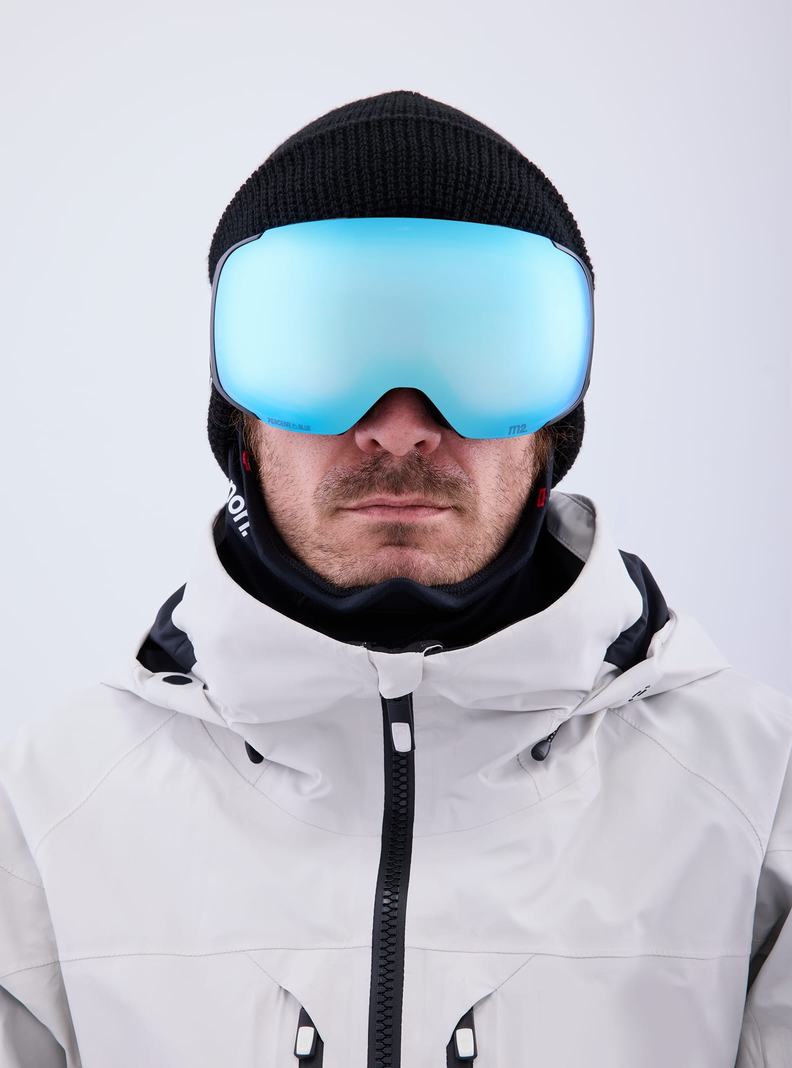 Lunette Ski Burton Anon M2 Goggles + Bonus Lens + MFI® Face Mask Femme Noir Bleu Rose | 834769-YKL