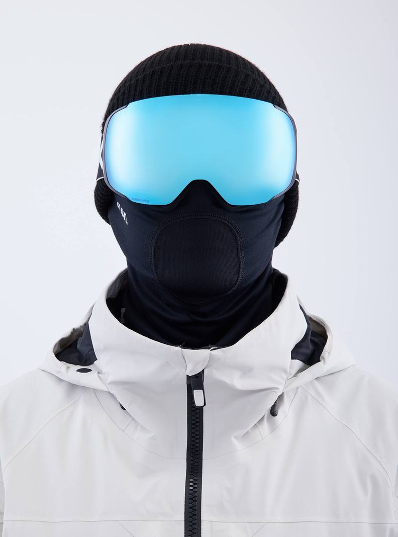 Lunette Ski Burton Anon M2 Low Bridge Fit Goggles + Bonus Lens + MFI® Face Mask Homme Noir Bleu Rose | 729548-HPN