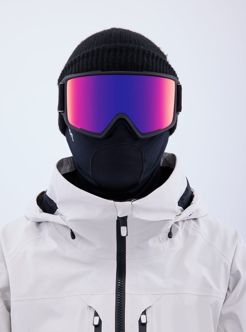Lunette Ski Burton Anon M3 Goggles + Bonus Lens + MFI® Face Mask Femme Noir Orange Rouge | 038412-GVT