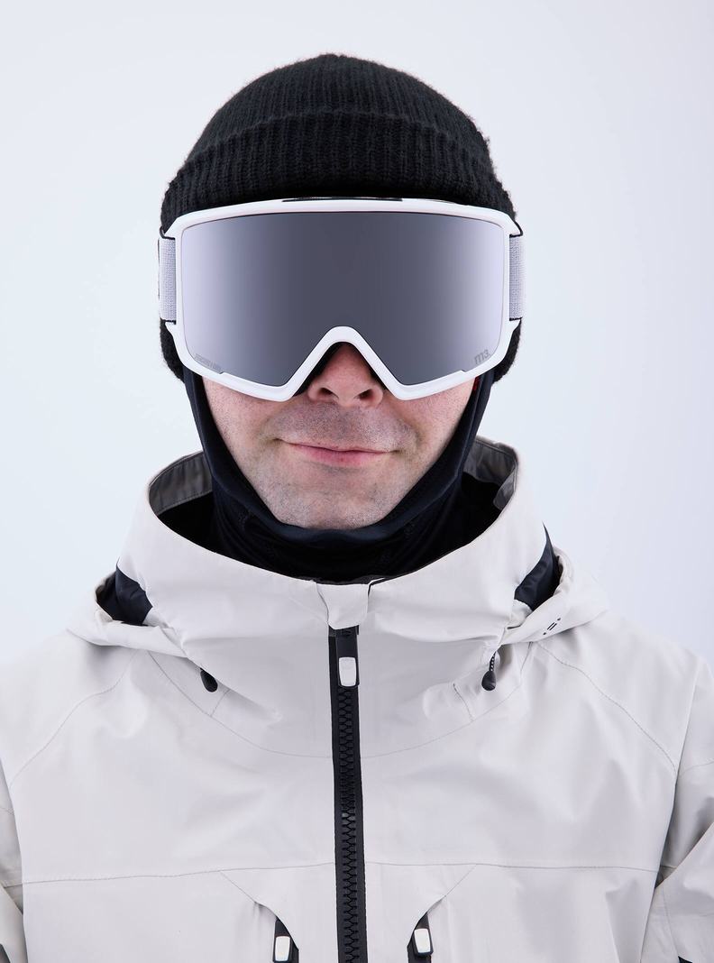 Lunette Ski Burton Anon M3 Goggles + Bonus Lens + MFI® Face Mask Homme Blanche Orange Noir Violette | 092814-GYO