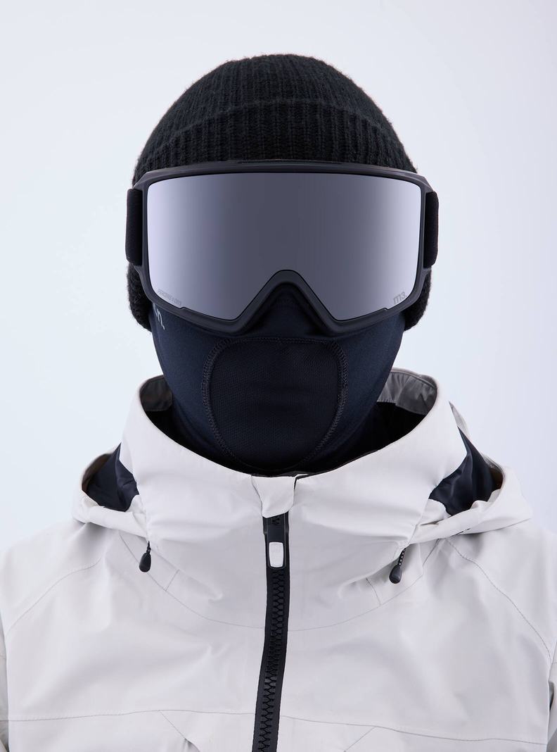 Lunette Ski Burton Anon M3 Goggles + Bonus Lens + MFI® Face Mask Homme Orange Noir Violette | 239416-JVZ