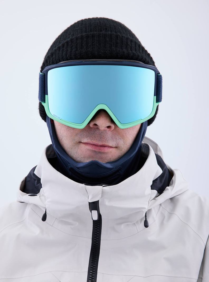 Lunette Ski Burton Anon M3 Goggles + Bonus Lens + MFI® Face Mask Femme Bleu Marine Bleu Rose | 260934-FDX