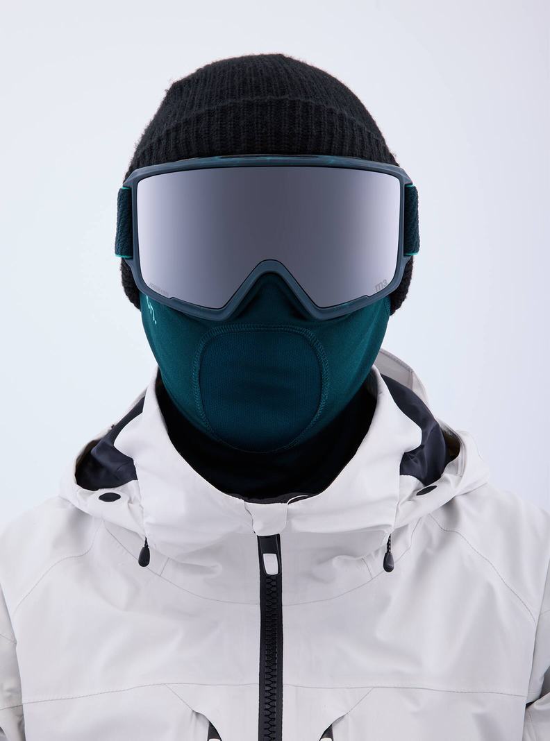 Lunette Ski Burton Anon M3 Goggles + Bonus Lens + MFI® Face Mask Homme Orange Noir Violette | 620319-XKT