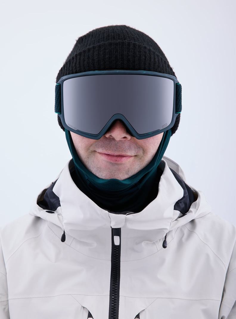 Lunette Ski Burton Anon M3 Goggles + Bonus Lens + MFI® Face Mask Homme Orange Noir Violette | 620319-XKT