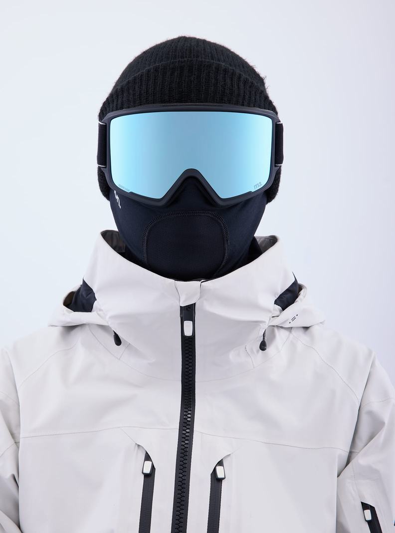 Lunette Ski Burton Anon M3 Goggles + Bonus Lens + MFI® Face Mask Femme Noir Bleu Rose | 681452-OAV