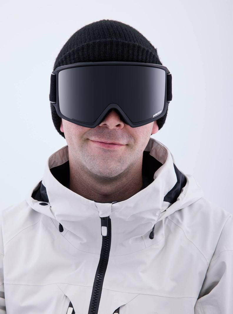 Lunette Ski Burton Anon M3 Goggles (Polarized) + Bonus Lens Homme Noir Violette | 096372-LPU