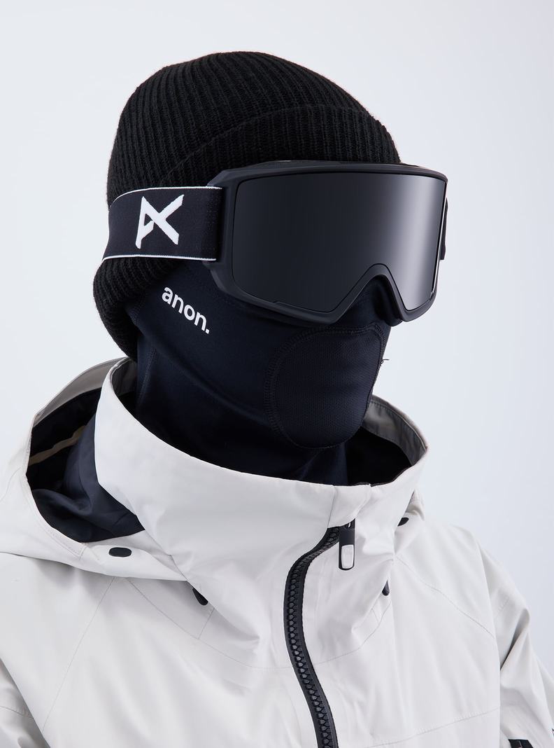 Lunette Ski Burton Anon M3 Low Bridge Fit Goggles (Polarized) + Bonus Lens Homme Noir Violette | 176305-XDM