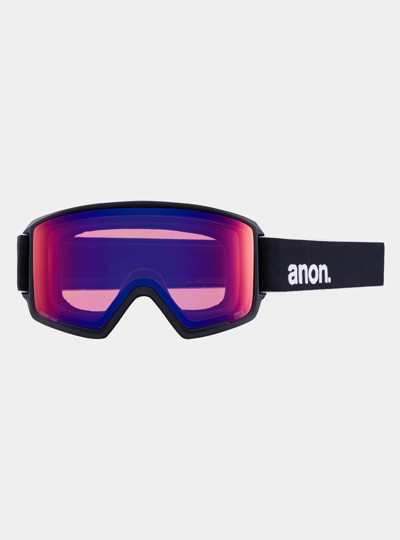 Lunette Ski Burton Anon M3 Low Bridge Fit Goggles (Polarized) + Bonus Lens Homme Noir Violette | 176305-XDM