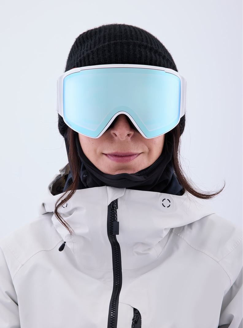 Lunette Ski Burton Anon M4S Goggles (Cylindrical) + Bonus Lens + MFI® Face Mask Femme Orange | 547290-HQI