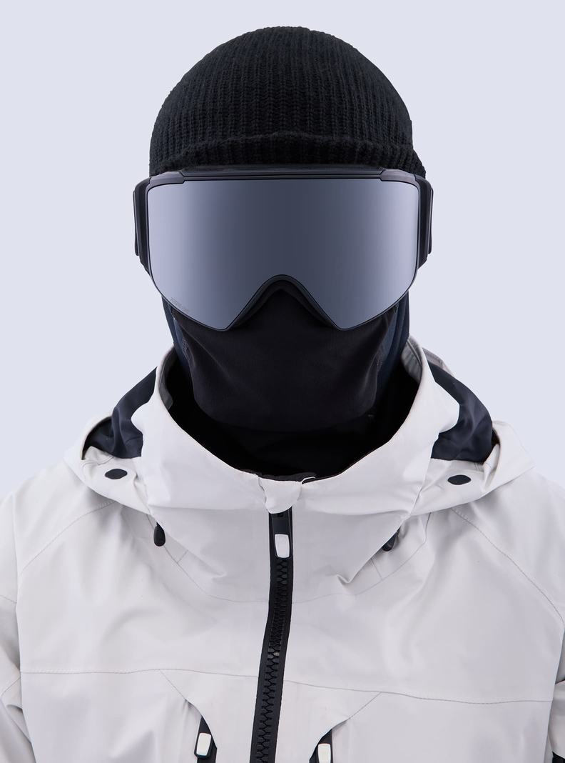 Lunette Ski Burton Anon M4S Goggles (Cylindrical) + Bonus Lens + MFI® Face Mask Homme Orange Noir Violette | 709253-FIV