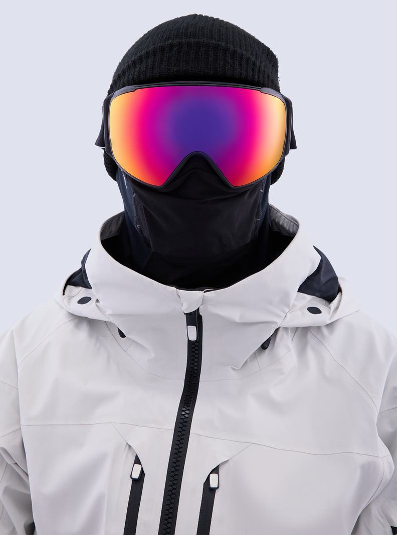 Lunette Ski Burton Anon M4S Goggles (Toric) + Bonus Lens + MFI® Face Mask Femme Noir Orange Rouge | 032156-NAV