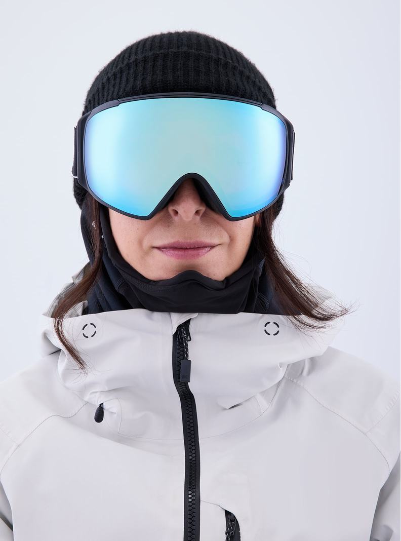 Lunette Ski Burton Anon M4S Goggles (Toric) + Bonus Lens + MFI® Face Mask Femme Noir Bleu Rose | 729361-OIA