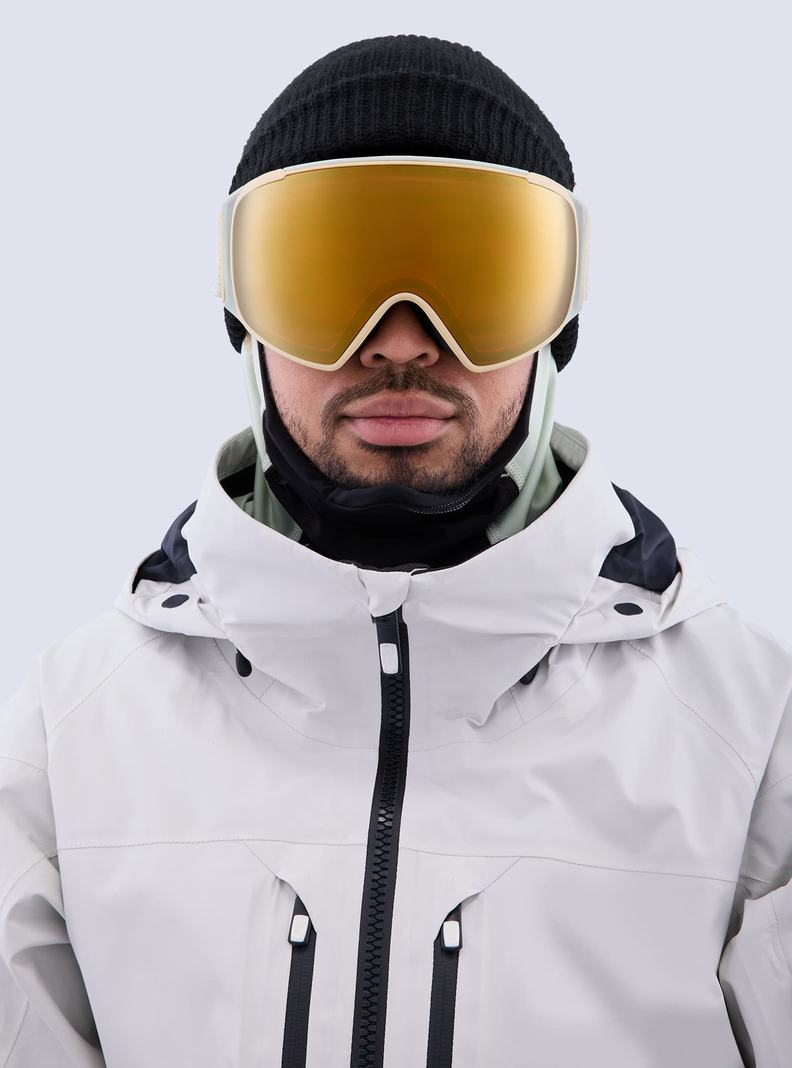 Lunette Ski Burton Anon M4S Goggles (Toric) + Bonus Lens + MFI® Face Mask Femme Orange | 916743-KUJ