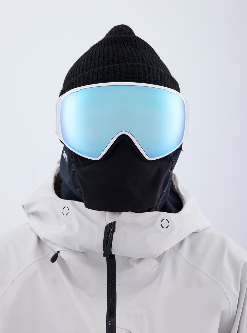 Lunette Ski Burton Anon M4S Low Bridge Fit Goggles (Toric) + Bonus Lens + MFI® FACE MASK Femme Bleu Rose | 063417-TEA