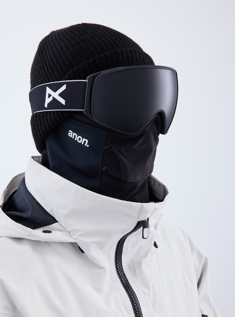 Lunette Ski Burton Anon M4S Low Bridge Fit Goggles (Polarized Toric) + Bonus Lens Femme Noir Violette | 159236-HSM