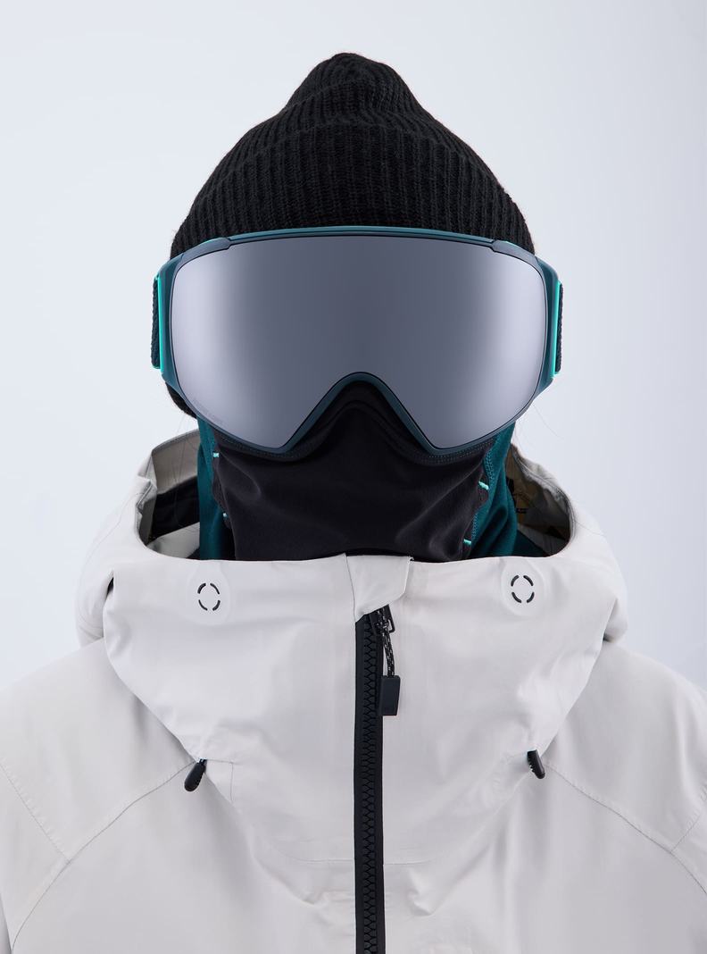 Lunette Ski Burton Anon M4S Low Bridge Fit Goggles (Toric) + Bonus Lens + MFI® FACE MASK Femme Orange Noir Violette | 319247-HZC
