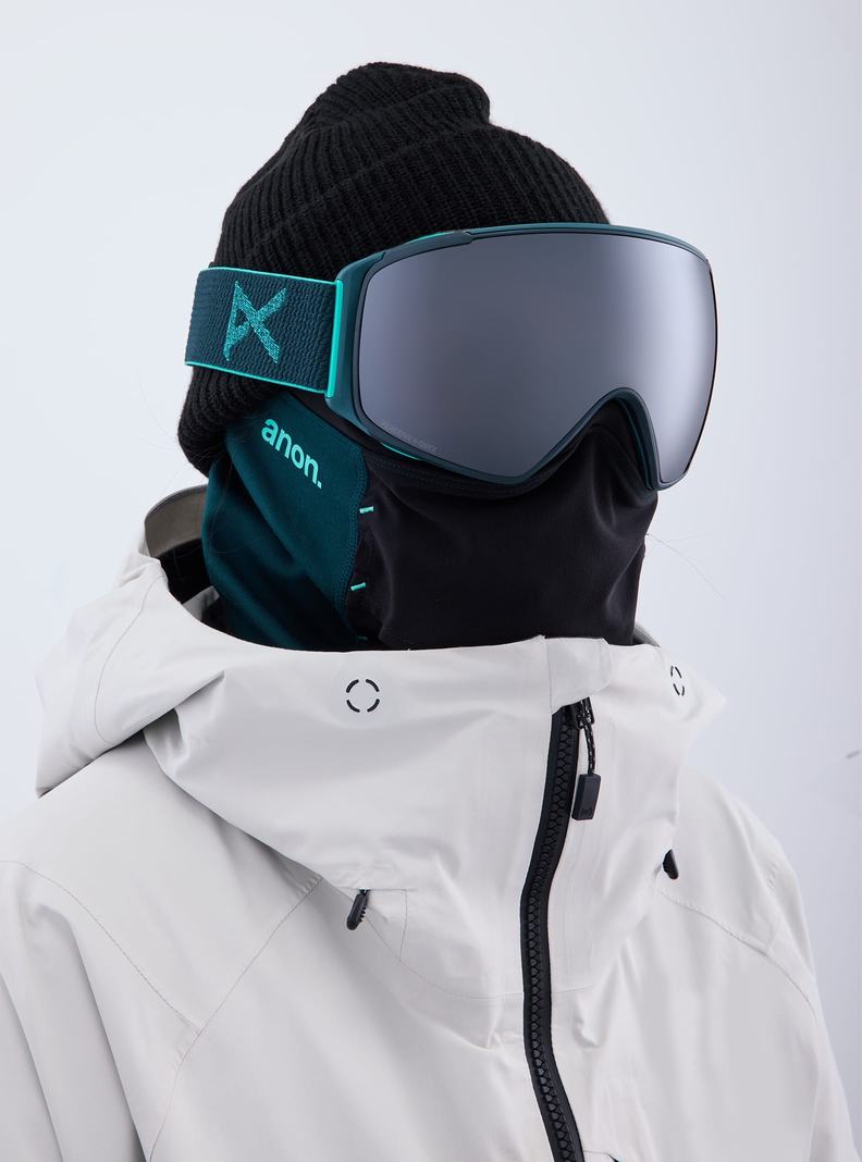 Lunette Ski Burton Anon M4S Low Bridge Fit Goggles (Toric) + Bonus Lens + MFI® FACE MASK Femme Orange Noir Violette | 319247-HZC
