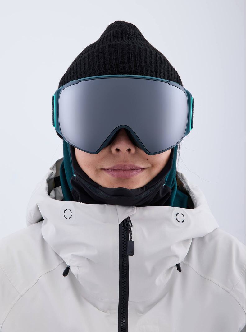 Lunette Ski Burton Anon M4S Low Bridge Fit Goggles (Toric) + Bonus Lens + MFI® FACE MASK Femme Orange Noir Violette | 319247-HZC