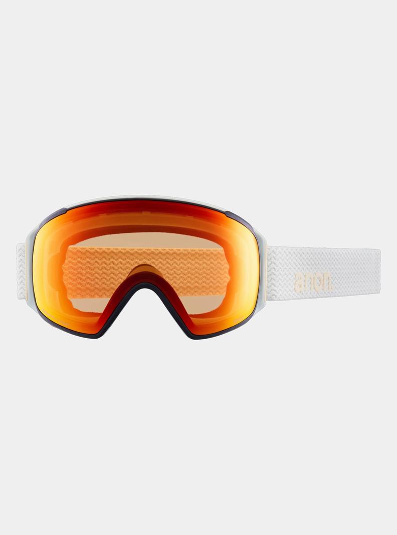 Lunette Ski Burton Anon M4S Low Bridge Fit Goggles (Toric) + Bonus Lens + MFI® FACE MASK Femme Orange Noir Violette | 319247-HZC
