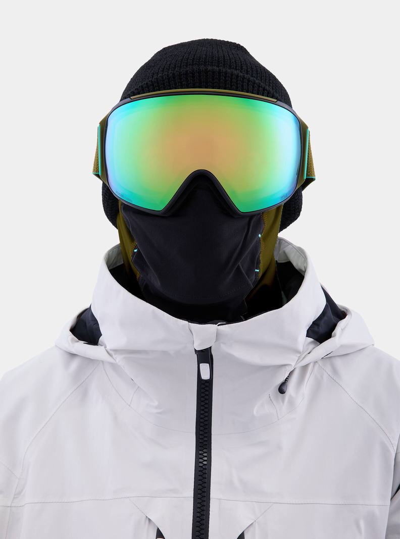 Lunette Ski Burton Anon M4 Goggles (Toric) + Bonus Lens + MFI® Face Mask Femme Vert Rose | 390415-MQD