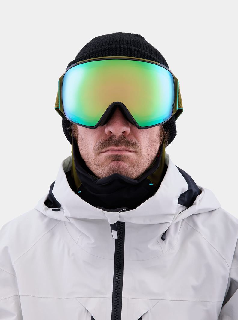 Lunette Ski Burton Anon M4 Goggles (Toric) + Bonus Lens + MFI® Face Mask Femme Vert Rose | 390415-MQD