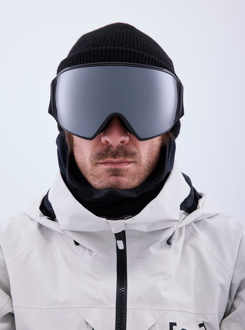Lunette Ski Burton Anon M4 Goggles (Toric) + Bonus Lens + MFI® Face Mask Femme Orange Noir Violette | 516243-MSY