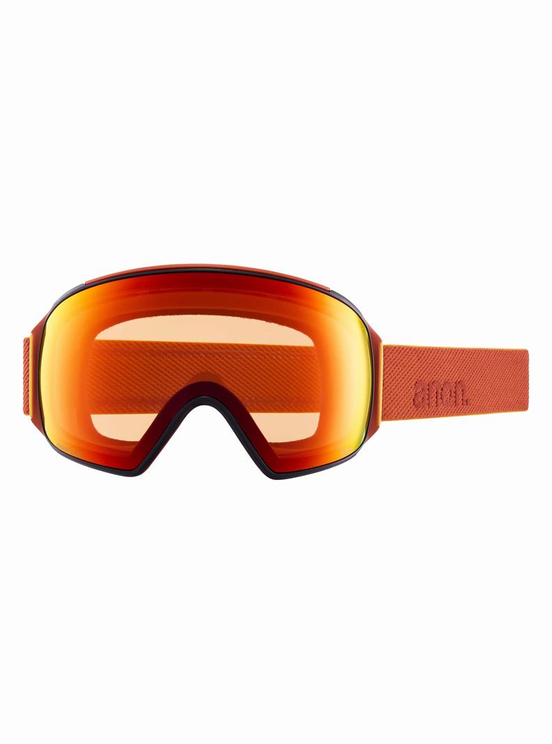 Lunette Ski Burton Anon M4 Goggles (Toric) + Bonus Lens + MFI® Face Mask Femme Noir Bleu Rose | 769105-OAR