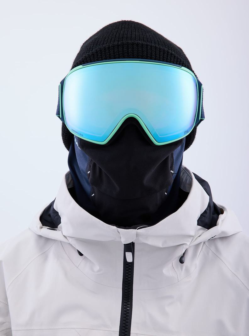 Lunette Ski Burton Anon M4 Goggles (Toric) + Bonus Lens + MFI® Face Mask Femme Bleu Marine Bleu Rose | 954368-NYM