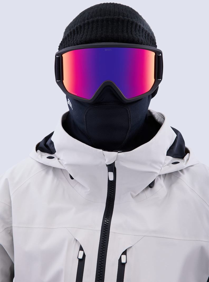 Lunette Ski Burton Anon Relapse Goggles + Bonus Lens Femme Noir Orange Rouge | 052169-HEL