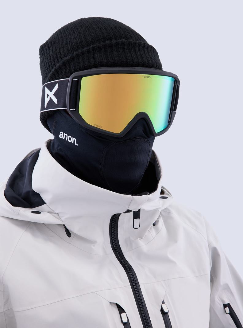 Lunette Ski Burton Anon Relapse Goggles + Bonus Lens Femme Noir Vert | 293018-VGW
