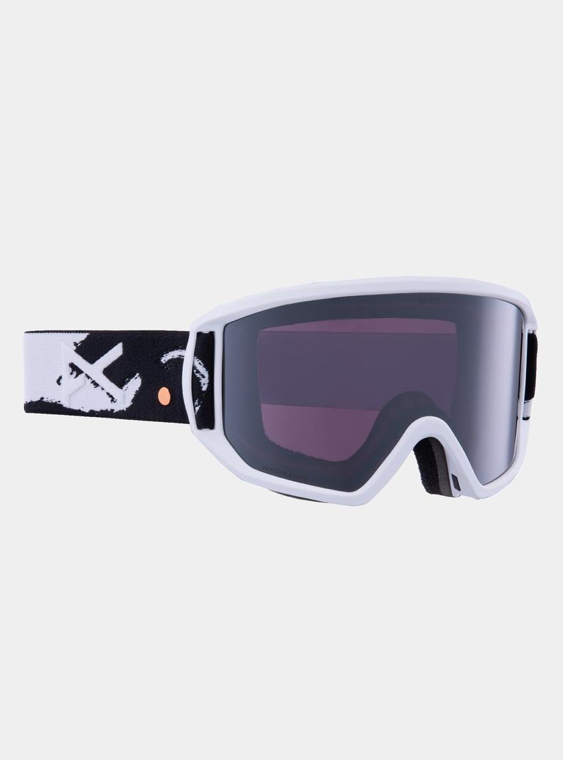 Lunette Ski Burton Anon Relapse Goggles + Bonus Lens Femme Orange Noir | 368594-LMK
