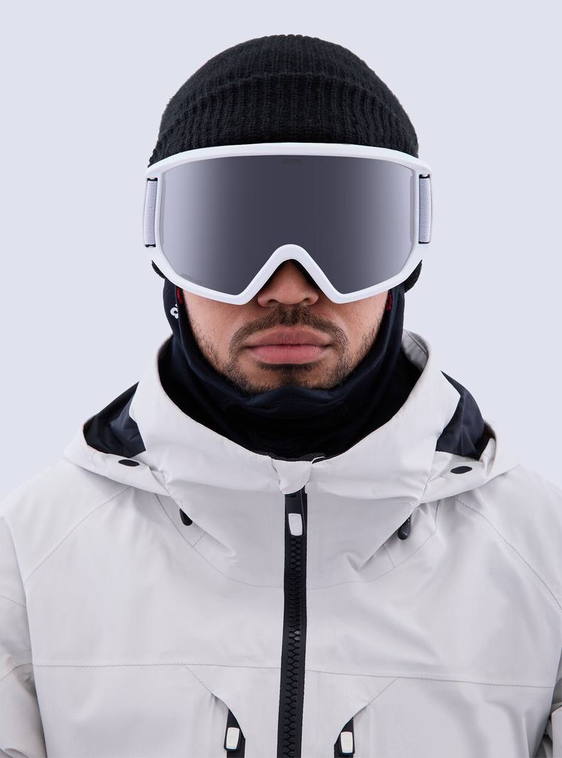 Lunette Ski Burton Anon Relapse Goggles + Bonus Lens Femme Blanche Orange Noir | 807592-RDZ