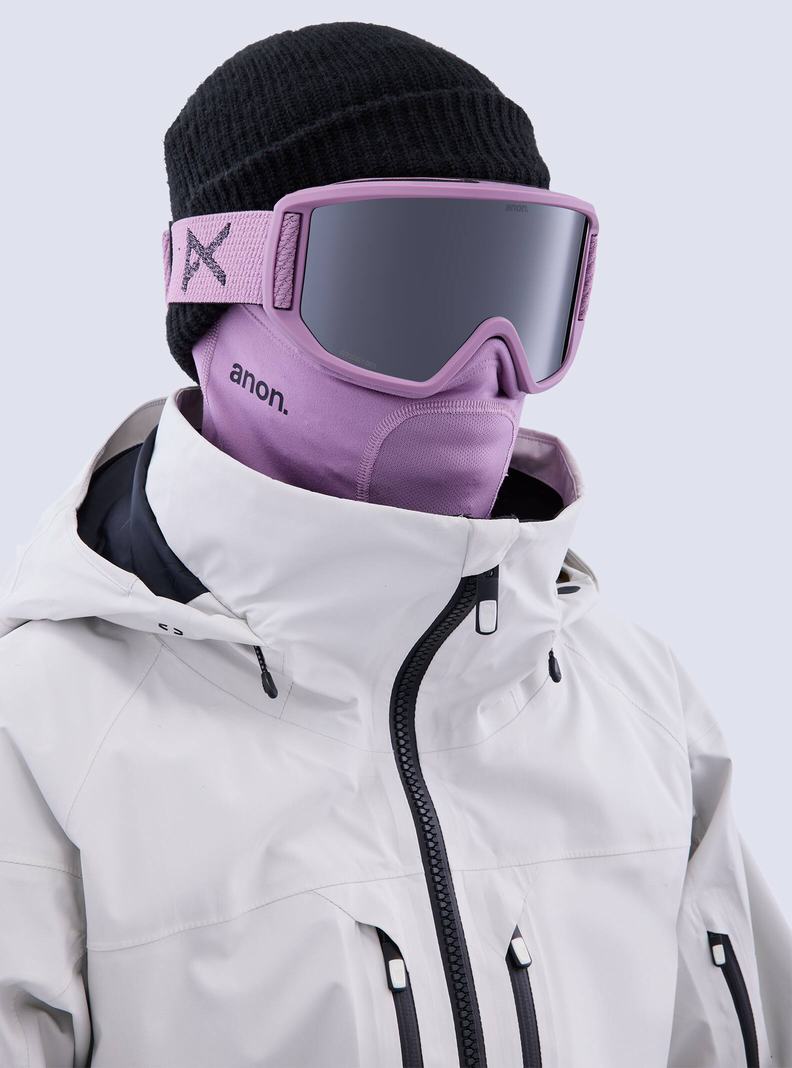 Lunette Ski Burton Anon Relapse Goggles + Bonus Lens Femme Violette Orange Noir | 825793-FXW